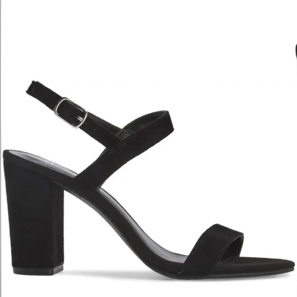 BP Black Suede Heels - Picture 2 of 2